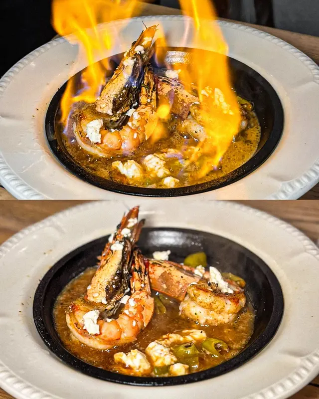 Prawn Saganaki