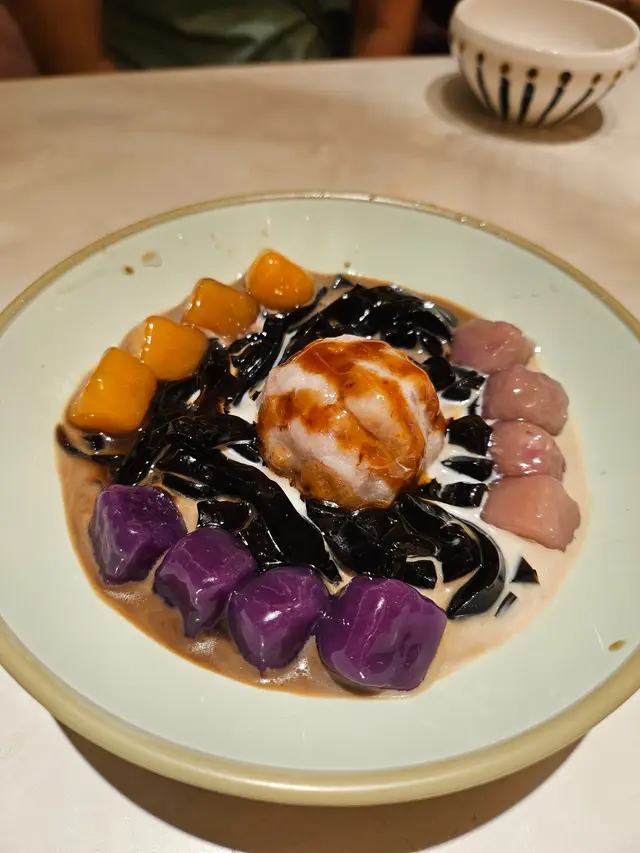 芋泥三色芋圓