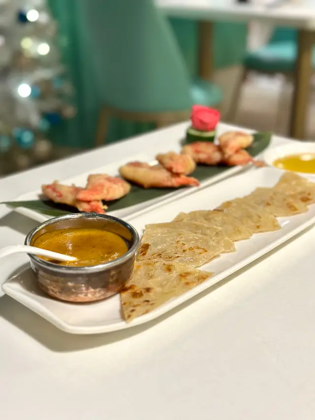 印度風味Masla咖喱配手抓餅