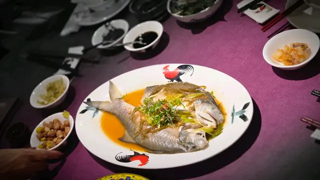 潮州鹹檸檬蒸黃鰭馬友魚