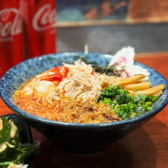 蟹肉海老鮮蝦味噌湯麵