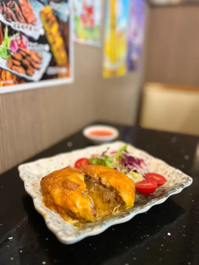 芝士煙肉焗大啡菇