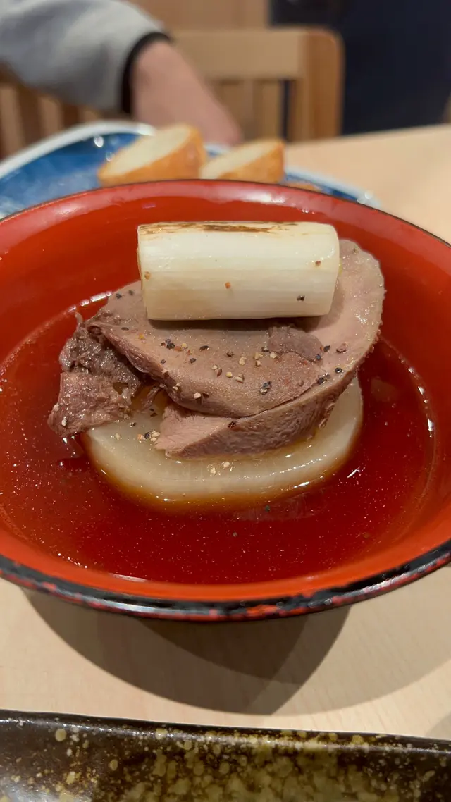 牛舌配關東煮蘿蔔