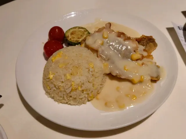 粟米燴石斑飯