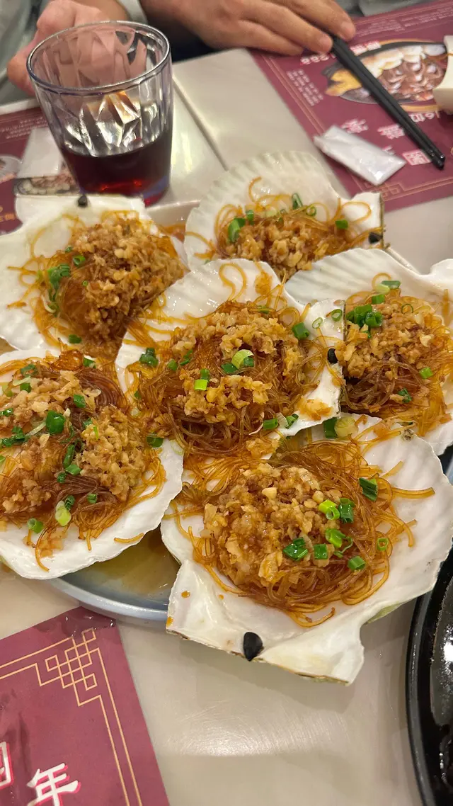 蒜蓉蒸帶子
