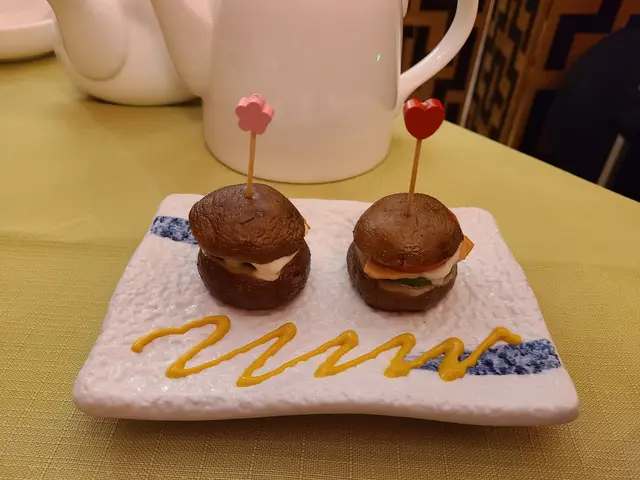 有機蘑菇芝堡