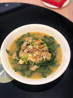 海花甲蝦湯浸豆胚
