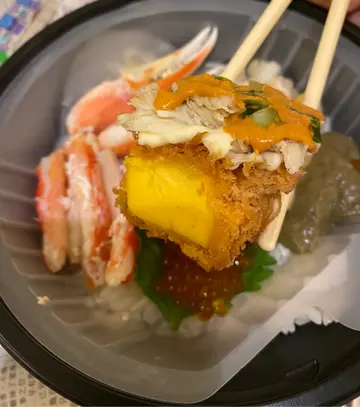 松葉蟹吉列玉子