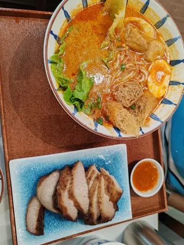 猪颈肉喇沙