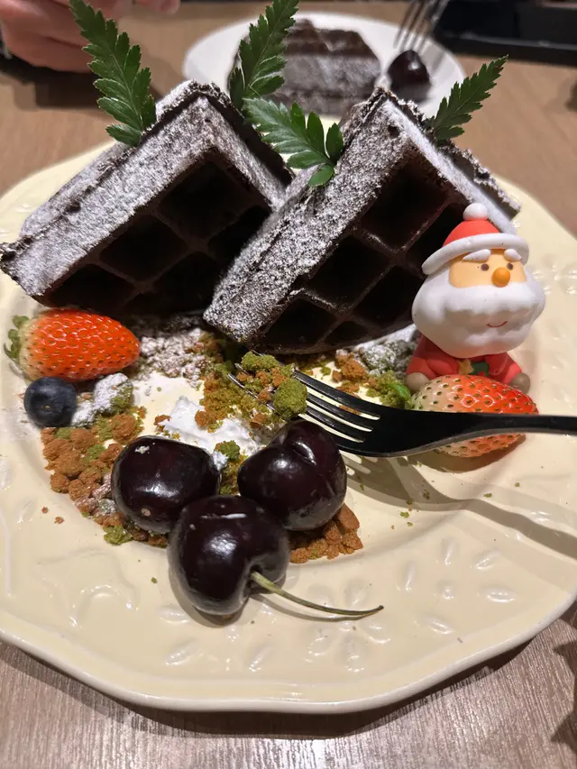 不會爬煙囪的聖誕老人朱古力窩夫