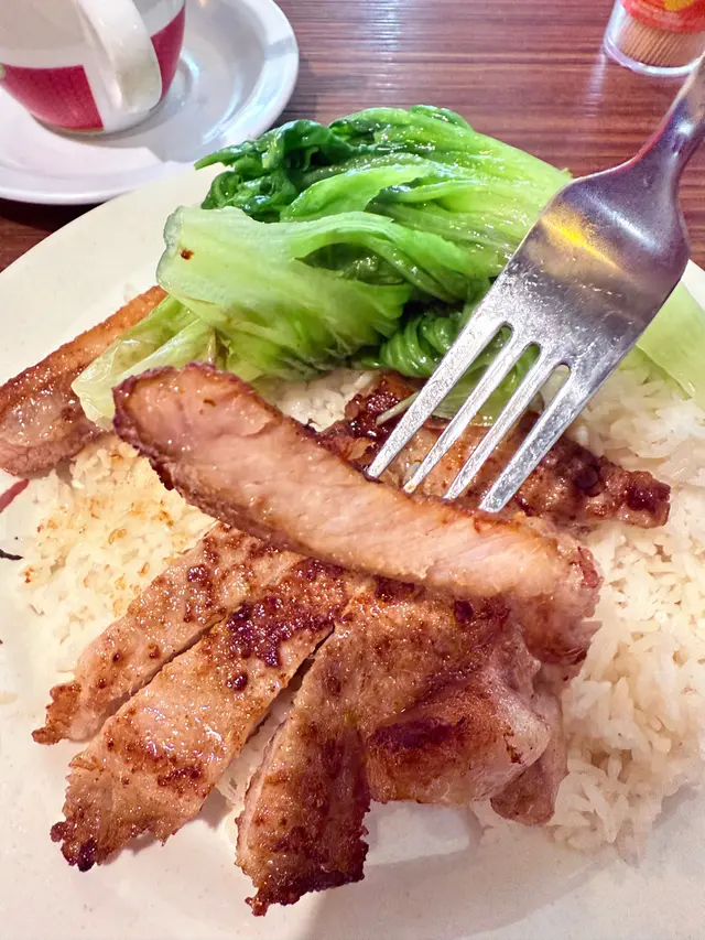 豬扒時菜飯