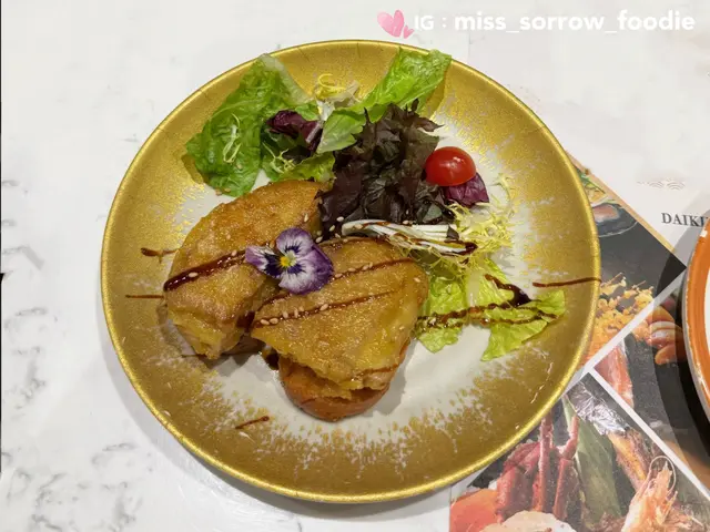星級鐵板厚切鵝肝多士