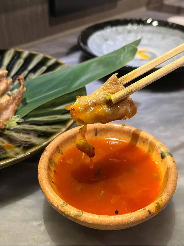 博多雞頸肉拌蛋黃柚子醋