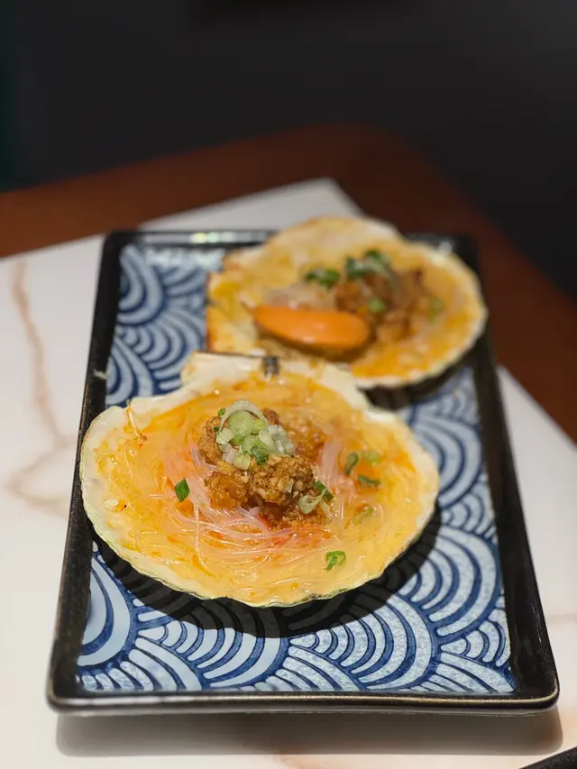 蒜蓉菜脯燒元貝