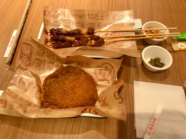 羊肉串+鹽酥雞