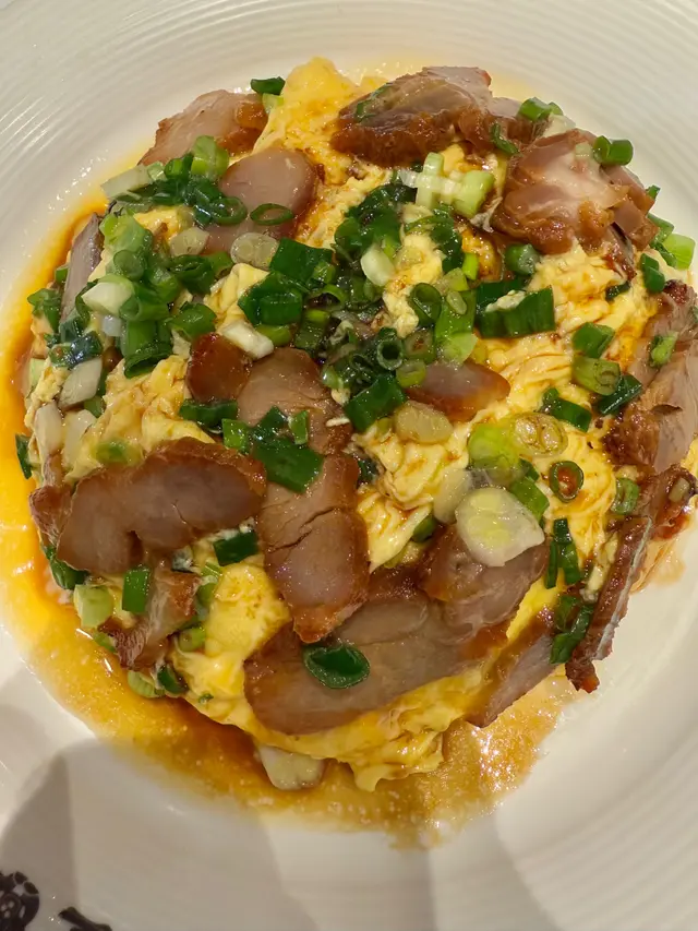 滑蛋叉燒飯