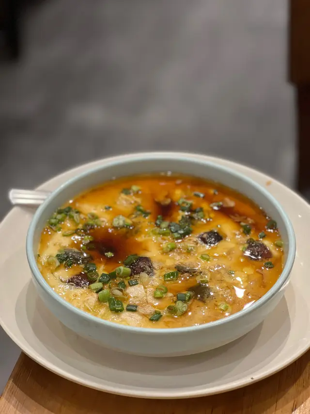 三色肉碎蒸水蛋 