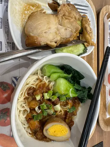 卤水鸡扒捞面