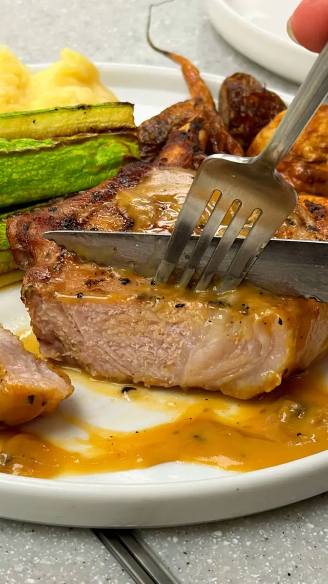 香烤慢煮加拿大豬鞍架