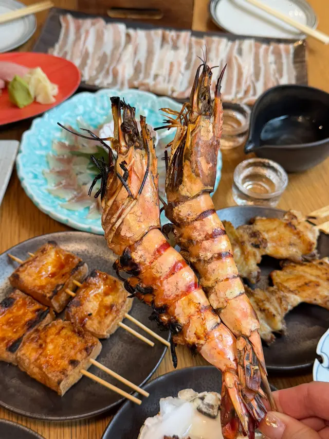 鹽燒大虎蝦
