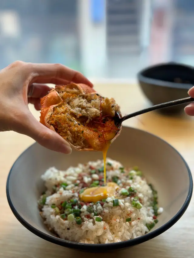 松葉蟹盛茶漬丼
