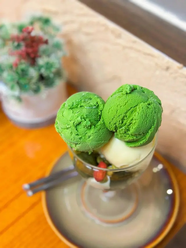 抹茶紅豆芭菲