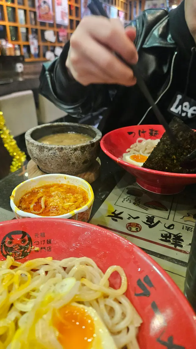 魚介沾面，蟹黃沾面