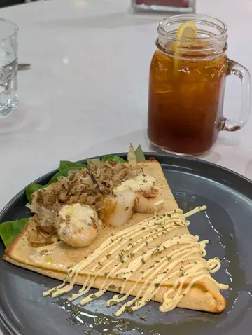 北海道带子蟹肉可丽饼