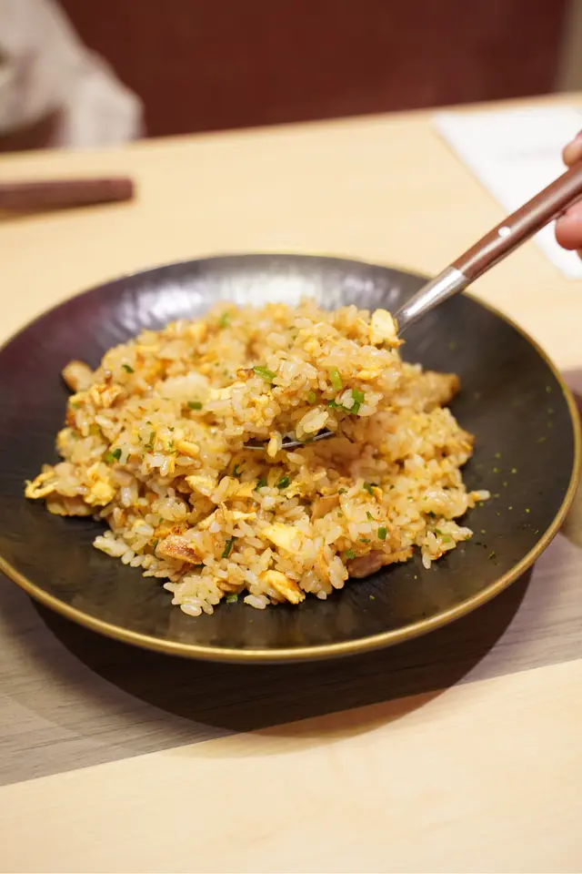 豚肉蒜香炒飯