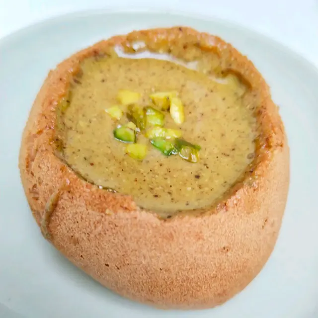 迷你開心果麻糬麵包