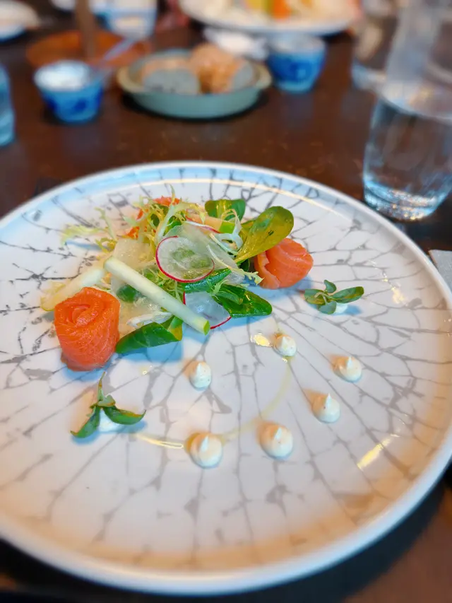 Smoked Ocean Trout | Apple Radish Salad | Mustard