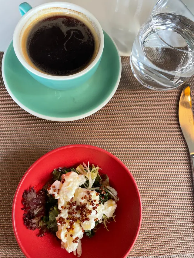 前菜沙律及Americano