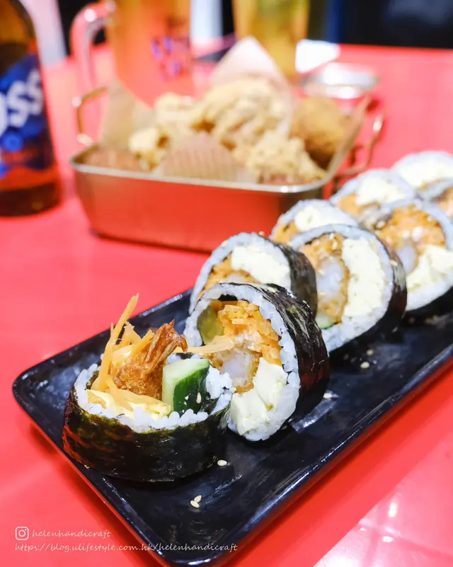 炸蝦紫菜包飯