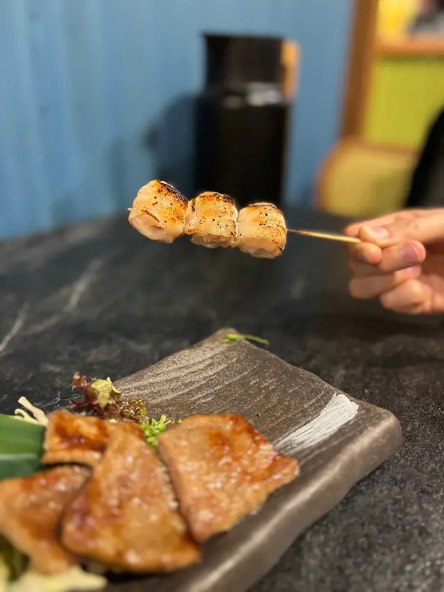 鹿兒島黑豚荔枝卷串燒