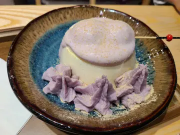 芋泥茉莉丸子奶凍