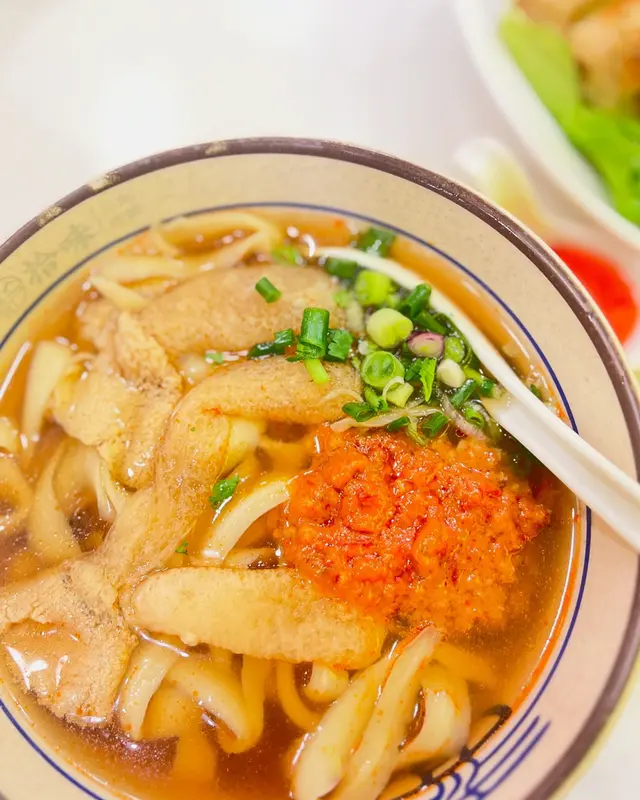 四川擔擔刀削麵+竹笙