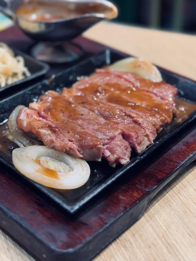 頂級西冷扒鐵板套餐