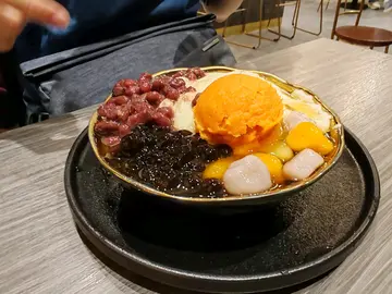 黃金地瓜泥豆花