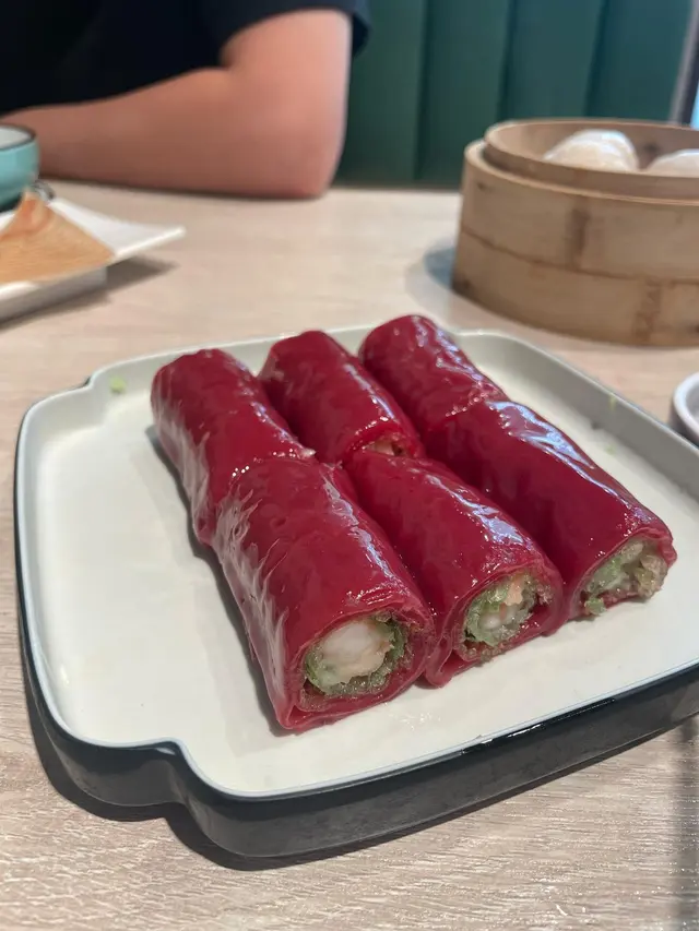 脆皮紅米蝦腸