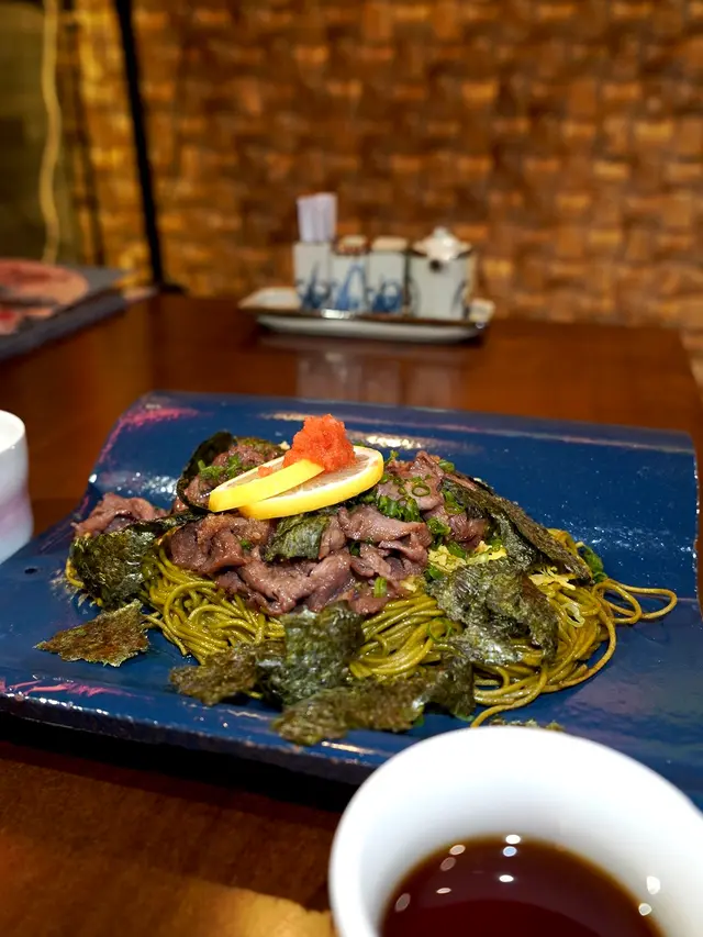 山口縣瓦片牛肉蕎麥麵