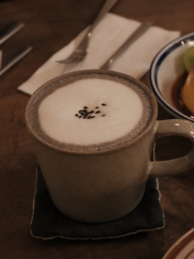 熱燕麥奶焙茶