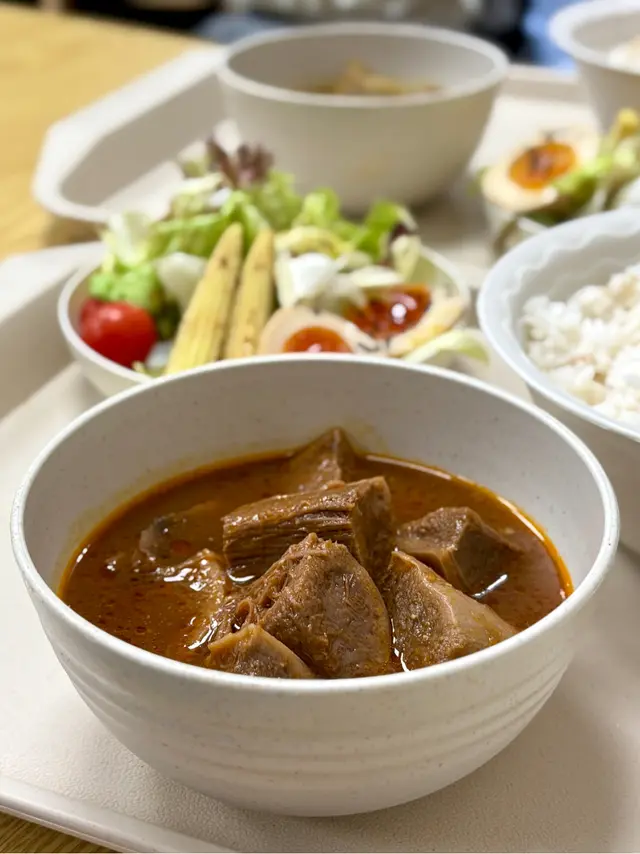 法式紅醬煮牛舌定食