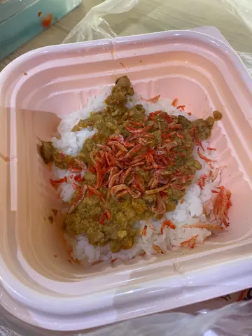 櫻花蝦味噌肉餅飯
