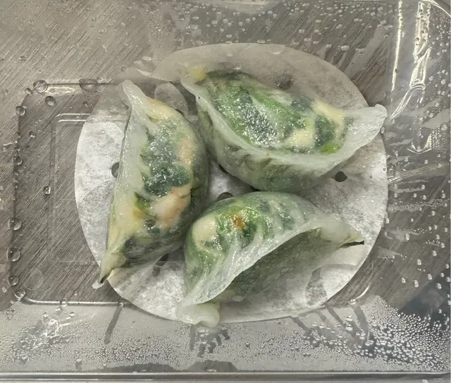 鮮蝦菜苗餃