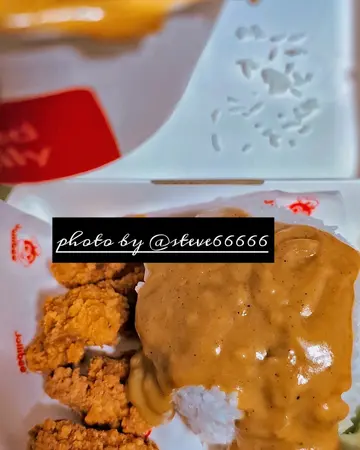 咖哩酥脆鸡饭套餐（放咖喱后）