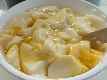 熱豆腐花，黃糖另上