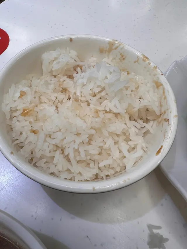 套餐包，白飯，有米，好硬