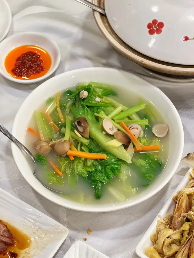 濃湯灼時蔬