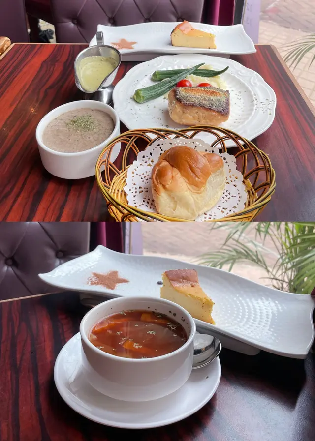 餐湯及麵包