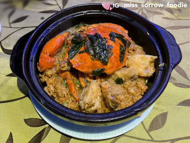 招牌白胡椒蟹炆飯底
